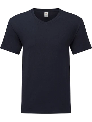 Fruit of the Loom Iconic 150 T-shirt s výstrihom do V 16.1442 tmavomodrá Fruit of the Loom Iconic 150 T-shirt s výstrihom do V 16.1442 tmavomodrá