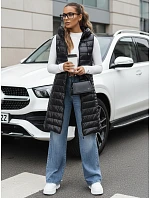 Dámska prešívaná vesta s kapucňou TY5255 čierna - FashionStreet Dámska prešívaná vesta s kapucňou TY5255 čierna - FashionStreet