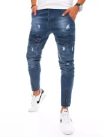 Pánske bojové džínsové nohavice modré FashionStreet UX3293 Pánske bojové džínsové nohavice modré FashionStreet UX3293