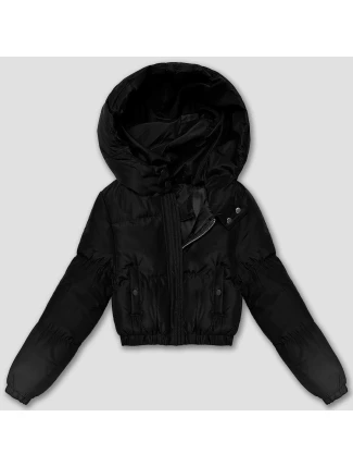 Krátka zimná bunda J Style čierna (5M3260-392)