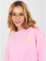 Mikina MJ BL Q2101.84 ružová Mikina MJ BL Q2101.84 ružová