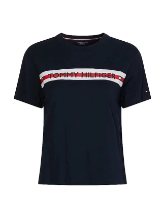 Dámske tričko s krátkym rukávom UW0UW02551-DW5 - Tommy Hilfiger Dámske tričko s krátkym rukávom UW0UW02551-DW5 - Tommy Hilfiger