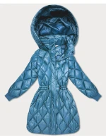 Dámska zimná bunda Plus Size Minority Blue (M2-6518-30)