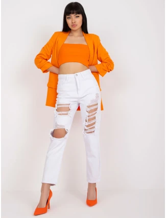 Nohavice EM SP jeans RD6863.24P biela