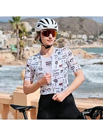 Dámsky cyklistický dres Rockbros 15110005005 s krátkym rukávom, veľkosť L – biely Dámsky cyklistický dres Rockbros 15110005005 s krátkym rukávom, veľkosť L – biely