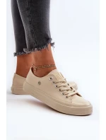 Klasyczne Trampki Damskie Big Star NN274286 Beżowe