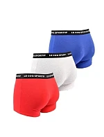 Le Coq Sportif pánske boxerky 3PAK červené sivé tmavomodré Le Coq Sportif pánske boxerky 3PAK červené sivé tmavomodré