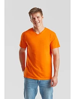 Fruit of the Loom Valueweight V-Neck T Tričko s výstrihom do V 16.1066 čierne