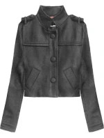 Dámska krátka bunda so stojačikom 1096 - LJR