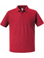 Russell Athletic 570M Pánske polo tričko z piké „Authentic Eco“ 10.570M classic red Russell Athletic 570M Pánske polo tričko z piké „Authentic Eco“ 10.570M classic red