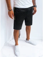 Pánske čierne teplákové šortky FashionStreet SX2260
