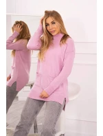 Stojanový sveter fialový