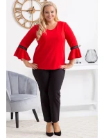 Dámska blúzka Judyta Tmavo červená - Karko