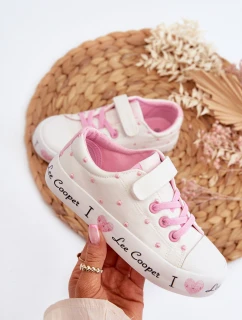 Trampki Dziewczęce Lee Cooper LCW-24-02-2159 Białe