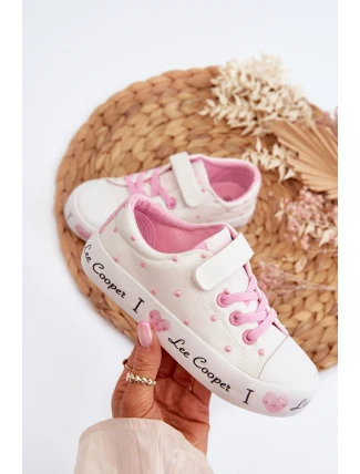 Trampki Dziewczęce Lee Cooper LCW-24-02-2159 Białe