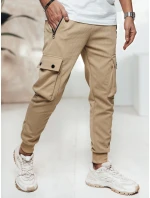 Pánske cargo nohavice béžové FashionStreet UX4461