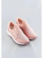 Ružové dámske topánky slip-on (C1003)
