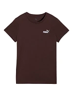 Dámske tričko Puma ESS Small No.1 Logo Tee(s), tmavo hnedé, 682373, 33