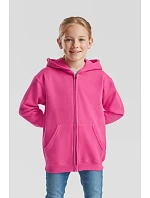 Fruit of the Loom Classic Kids Sweat Jacket Detská mikina s kapucňou 16.2045 fuchsiová Fruit of the Loom Classic Kids Sweat Jacket Detská mikina s kapucňou 16.2045 fuchsiová