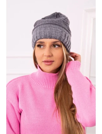 Dámska čiapka Elora K336 tmavo šedá