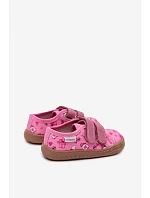 Dětské dívčí barefoot pantofle Růžové Saphira