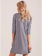 Šaty EN SK 4335.08 čierna a biela