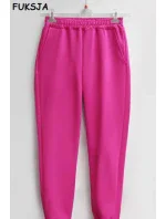 Dámske teplákové nohavice OFF PINK Dámske teplákové nohavice OFF PINK