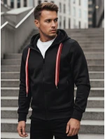 Pánska mikina s kapucňou čierna FashionStreet BX5858