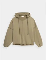Dámska oversize mikina OTHSS23TSWSF287-48S khaki - Outhorn
