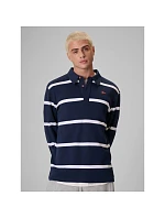 Pánske polo tričko s dlhým rukávom, voľný strih, 4F 4FRSS26TLONM675-31S Pánske polo tričko s dlhým rukávom, voľný strih, 4F 4FRSS26TLONM675-31S