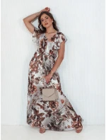 MARISOL maxi šaty svetlo šedé FashionStreet EY2500