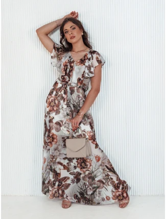MARISOL maxi šaty svetlo šedé FashionStreet EY2500