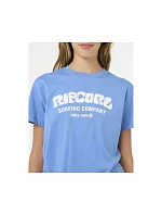 Tričko RIP CURL SURF PUFF RELAXED TEE – GIRL, modré Tričko RIP CURL SURF PUFF RELAXED TEE – GIRL, modré
