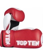 Boxerské rukavice TOP TEN STAR-XLP 10 oz červené