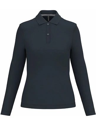 Kariban K 244 Dámske polo tričko s dlhým rukávom z piké 20.K244 tmavomodré Kariban K 244 Dámske polo tričko s dlhým rukávom z piké 20.K244 tmavomodré