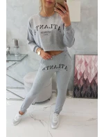 Atlanta šedá sada s potlačou