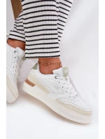 Dámske tenisky na platforme LEE EMMA WOMEN LOW 50251014.04L Beige