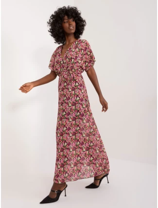 DHJ SK 9656 Šaty.19X čierna a ružová DHJ SK 9656 Šaty.19X čierna a ružová