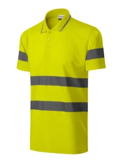 HV Runway polokošeľa unisex fluorescenčná žltá
