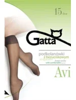 Hladké dámske podkolienky AVI - 20 DEN