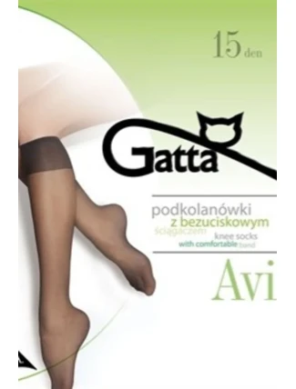 Hladké dámske podkolienky AVI - 20 DEN