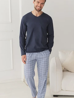 3668 Pánske dlhé pyžamo DORIAN M–2XL
