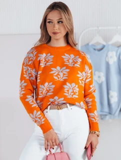SWEET BUNNY dámsky sveter oranžový FashionStreet MY2281