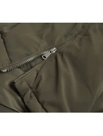 Dámska zimná bunda khaki (CAN-588)