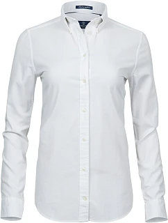 Tee Jays TJ 4001 Blúzka Oxford Perfect s dlhým rukávom 18.4001 biela