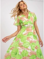 Šaty DHJ SK 11331 2.32 svetlo zelená