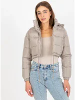 Dámska bunda NM KR D2 3869 13P tmavo lila