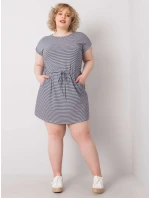 Šaty RV SK 6632.25 biele a tmavo modré Šaty RV SK 6632.25 biele a tmavo modré