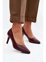 Lodičky s ihlovým podpätkom model 226322 Krok vo veľkom štýle Lodičky s ihlovým podpätkom model 226322 Krok vo veľkom štýle