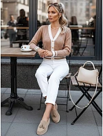 Dámsky sveter FUZZY camellia FashionStreet MY2369